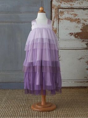 Elestory Ombré Dress Orchird Toddler